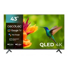 TELEVISIONN QLED 43" CECOTEC 4K UHD GOOGLE TV HDMI USB GOOGLE CHROMECAST