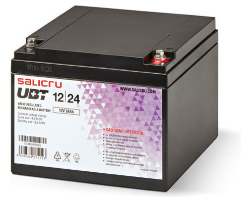 SALICRU BATERIA UBT 12/24 AGM RECARGABLE DE 24 AH/ 12 V (Espera 4 dias)