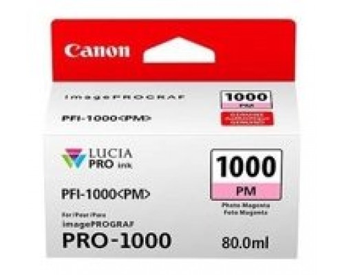Canon iPF PRO1000 Cartucho Photo Magenta PFI-1000PM