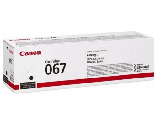 CANON - TONER  067 BK: NEGRO 1.350P.