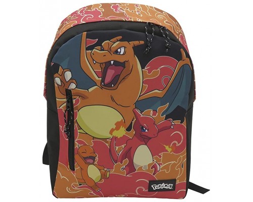 MOCHILA JUVENIL POKEMON CHARMANDER ADAPTABLE A TROLLEY CYP BRANDS REDSTRING CYP0MC326PK (Espera 4 dias)