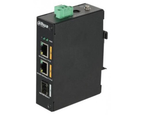 (DH-PFS3103-1GT1ET-60-V2) DAHUA SWITCH INDUSTRIAL 3 PUERTOS, 2 POE (Espera 4 dias)