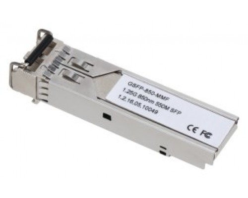 (GSFP-850-MMF) DAHUA MÓDULO ÓPTICO GIGABIT TRANSCEPTOR DE FIBRA SFP MULTIMODO PUERTO LC ENVÍO 850NM RECEPCIÓN 850NM HASTA 550M (Espera 4 dias)