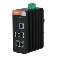 DH-IS4204-2GT-120: DAHUA SWITCH INDUSTRIAL GESTIONABLE L2, 4 PUERTOS, 2 RJ45 10/100/1000M POE, 2 SFP 1G, 120W, HI-POE, POE WATCHDOG, 250M POE (Espera 4 dias)