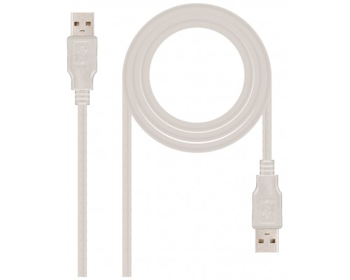 CABLE USB 2.0 TIPO A/M-A/M 3M NANOCABLE (Espera 4 dias)