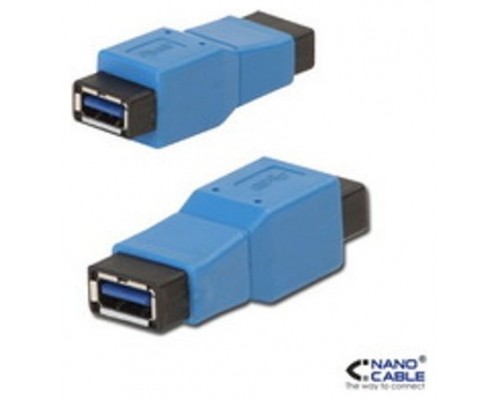 Nanocable - Adaptador USB 3.0 A-H a A-H -