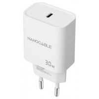 CARGADOR USB-C PD 30W BLANCO NANOCABLE 10.10.2009