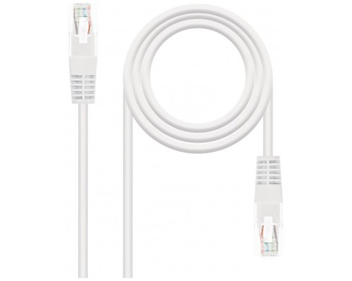 CABLE RED LATIGUILLO RJ45 CAT.5E UTP AWG24 BLANCO 10 M