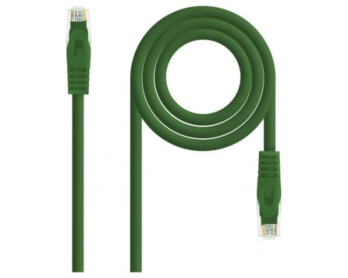Nanocable Cable de red latiguillo RJ45 LSZH Cat.6A UTP AWG24, Verde, 0.5m (Espera 4 dias)