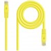 CABLE DE RED LATIGUILLO RJ45 UTP CAT6A AWG24 1 M AMARILLO NANOCABLE (Espera 4 dias)