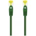 CABLE DE RED LATIGUILLO RJ45 SFTP CAT6A AWG26 0.5 M VERDE NANOCABLE (Espera 4 dias)