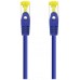 CABLE RED LATIGUILLO RJ45 CAT.6A LSZH SFTP AWG26, 0.30M AZUL NANOCABLE (Espera 4 dias)