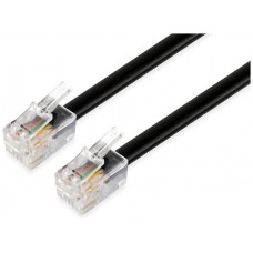 CABLE TELEFONICO PLANO EQUIP RJ11 4P4C AWG28 5M COLOR