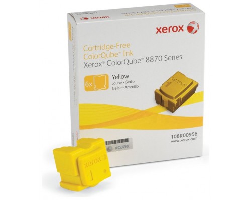 XEROX ColorQUBE 8870 Cartucho Cartucho tinta solida Amarillo 6 barras