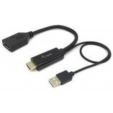 ADAPTADOR HDMI MACHO A DISPLAY PORT HEMBRA EQUIP