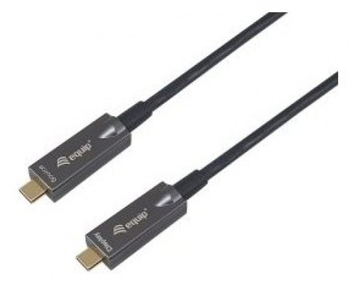 Cable Usb-c Activo Optico Equip 60w 4k 10gbps 10m