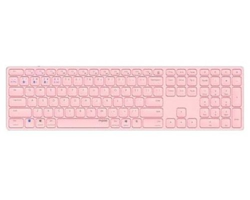 TECLADO WIRELESS RAPOO E9800M PINK