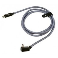 CABLE USB-C MACHO USB-C  ACODADO MACHO USB 3.2 240W 4K