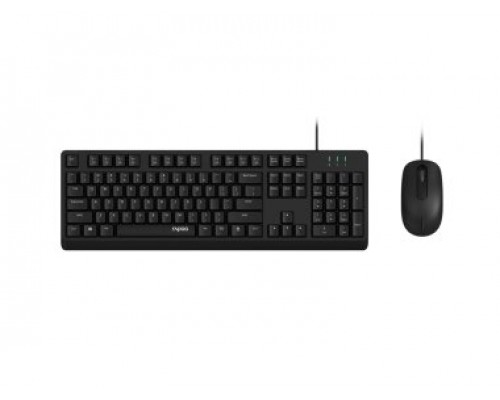 TECLADO Y MOUSE RAPOO NX1500 1000DPI CABLE 1,5m COLOR