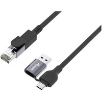 EQUIP Cable 2 en 1 USB-C + A a RJ45 Gigabit Ethernet, 5.0 m EQUIP Cable 2 en 1 USB-C + A a RJ45 Gigabit Ethernet, 5.0 m