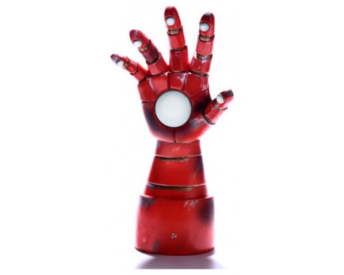 LÁMPARA DE MESA 3D GUANTELETE DE IRON MAN 35,6 CM UKONIC REDSTRING 14979 (Espera 4 dias)