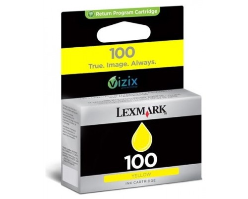 LEXMARK S/305/405/505/605 PRO/205/705/805/905 Cartucho de tinta Amarillo Retornable nº100