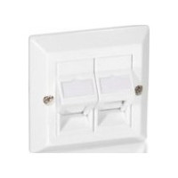 PLACA FRONTAL UNIVERSAL EQUIP ROSETA KEYSTON 2 PUERTOS PLACA FRONTAL UNIVERSAL EQUIP ROSETA KEYSTON 2 PUERTOS