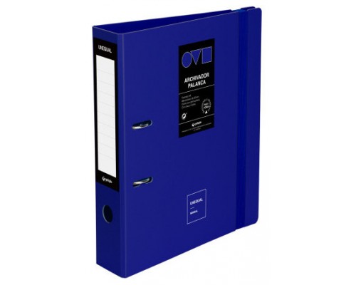 ARCHIVADOR A4 65MM EN POLYFOAM UNEQUAL MINIMAL AZUL GRAFOPLAS 17262830 (Espera 4 dias)