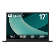 LG Gram 17Z90T Intel Core Ultra 7 255H Portátil 43,2 cm (17") WQXGA 32 GB LPDDR5x-SDRAM 1 TB SSD Wi-Fi 7 (802.11be) Windows 11 Home Español Negro (Espera 4 dias)