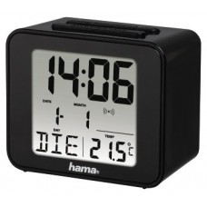 HAMA Home Reloj Despertador Cube Negro