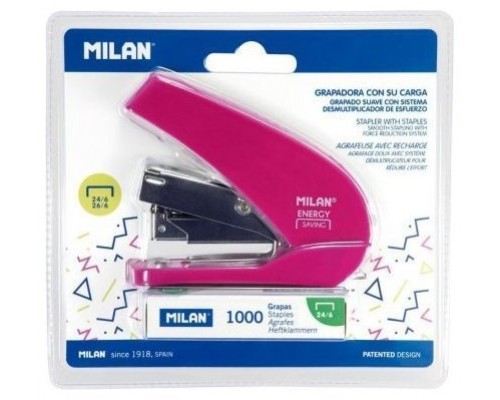 MILAN GRAPADORA COMPACTA ENERGY SAVING BLISTER ROSA