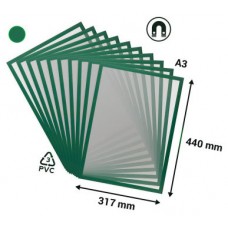 PACK DE 10 MARCOS MAGNETO PRO A3 COLOR VERDE TARIFOLD 195245 (Espera 4 dias)