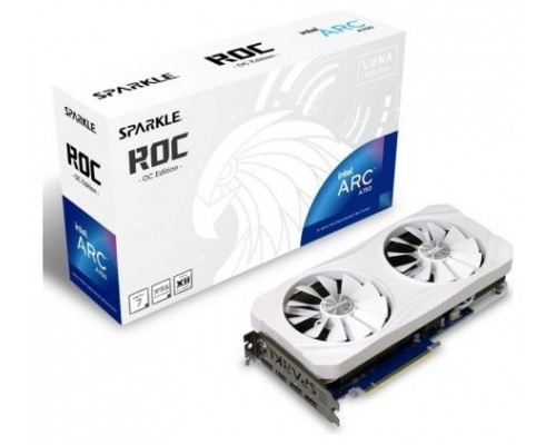 VGA INTEL ARC A750 ROC LUNA OC GDDR6 8 GB WHITE SPARKLE (Espera 4 dias)