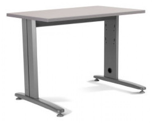 MESA DE OFICINA SERIE METAL 140X80 GRIS / GRIS ROCADA 2001AC02 (Espera 4 dias)