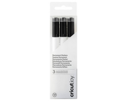 CRICUT JOY PERMANENT MARKERS 3-PACK 1.0 (BLACK) (Espera 4 dias)