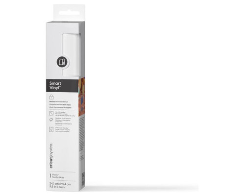 CRICUT SMART VINYL PERMANENT JOY XTRA 24,1X91,5CM 1 SHEET (WHITE) (Espera 4 dias)