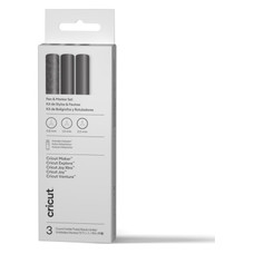 CRICUT ROTULADORES METALIZADOS PERMANENTES  DE 1,0 MM, DORADO/PLATA/COBRE (3 UDS.) + ADAPTADOR (Espera 4 dias)