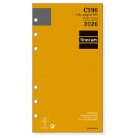 RECAMBIO ANUAL 2026 C998 CLASSIC609 94X171MM DIA PAGINA FINOCAM 201330026 (Espera 4 dias)