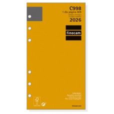 RECAMBIO ANUAL 2026 C998 CLASSIC609 94X171MM DIA PAGINA FINOCAM 201330026 (Espera 4 dias)