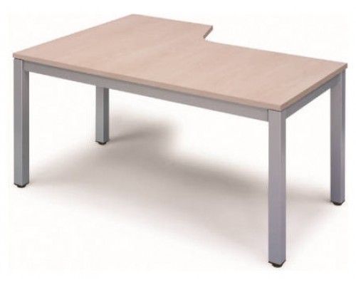 MESA DE OFICINA SERIE EXECUTIVE FORMA L DERECHA 180X120 GRIS / HAYA ROCADA 2052AD01 (Espera 4 dias)