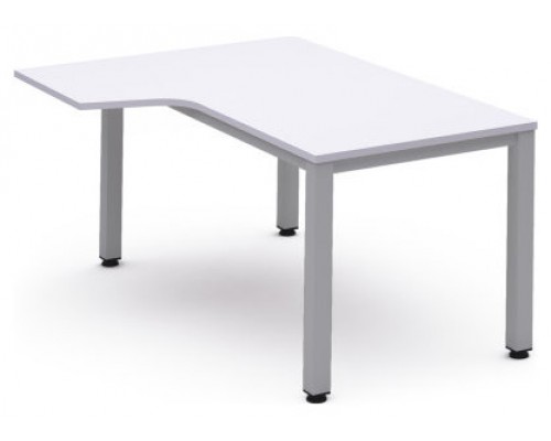 MESA DE OFICINA SERIE EXECUTIVE FORMA L IZQUIERDA 180X120 GRIS / BLANCO ROCADA 2054AD04 (Espera 4 dias)