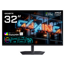 GIGABYTE MO32U24 Monitor Gaming OLED 32&rdquo; 4K UHD - 3840 x 2160, 240Hz, 0.03ms, 300 cd/m&sup2;, G-Sync Compatible, FreeSync Premium Pro, Display HDR True Black 500, HDMI 2.1, DisplayPort 1.4 (Espera 4 dias)
