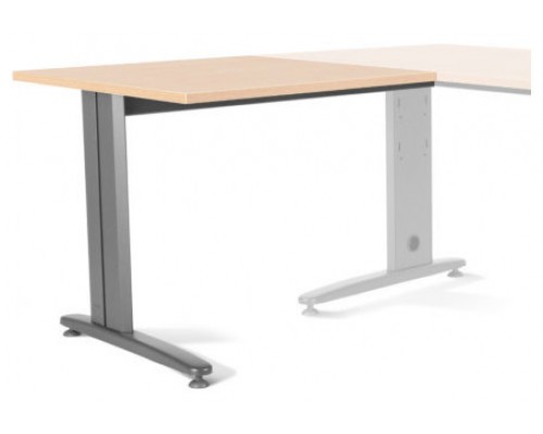 ALA PARA MESA DE OFICINA SERIE METAL 100X60 GRIS / HAYA  ROCADA 2102AC01 (Espera 4 dias)