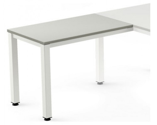 ALA PARA MESA SERIE EXECUTIVE 100X60 BLANCO/ GRIS ROCADA 2107AM02 (Espera 4 dias)