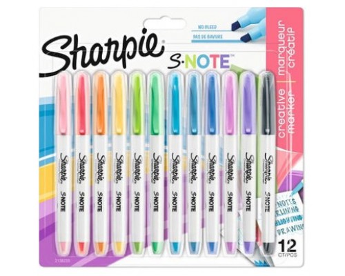 Sharpie 2138233 marcador permanente Multicolor 12 pieza(s) (Espera 4 dias)