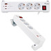 EQUIP Regleta de enchufes con 3 tomas de corriente y 3 puertos USB (2 C + 1 A) EQUIP Regleta de enchufes con 3 tomas de corriente y 3 puertos USB (2 C + 1 A)