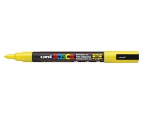 ROTULADOR NO PERMANENTE PC-3M PUNTA CONICA 0,9-1,3MM AMARILLO UNI-BALL 284570000 (MIN6) (Espera 4 dias)