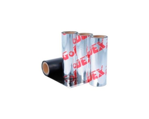 GODEX Ribbon de cera Premium 110 mm x 450 metros (GWX 265) Caja de 12 Rollos