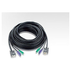 Aten KVM 5m cable cable para video, teclado y rat&oacute;n (kvm) Negro 10 m (Espera 4 dias)