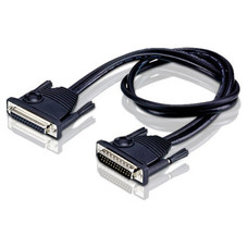 Aten 2L2703 cable de serie Negro 3 m DB-25 (Espera 4 dias)